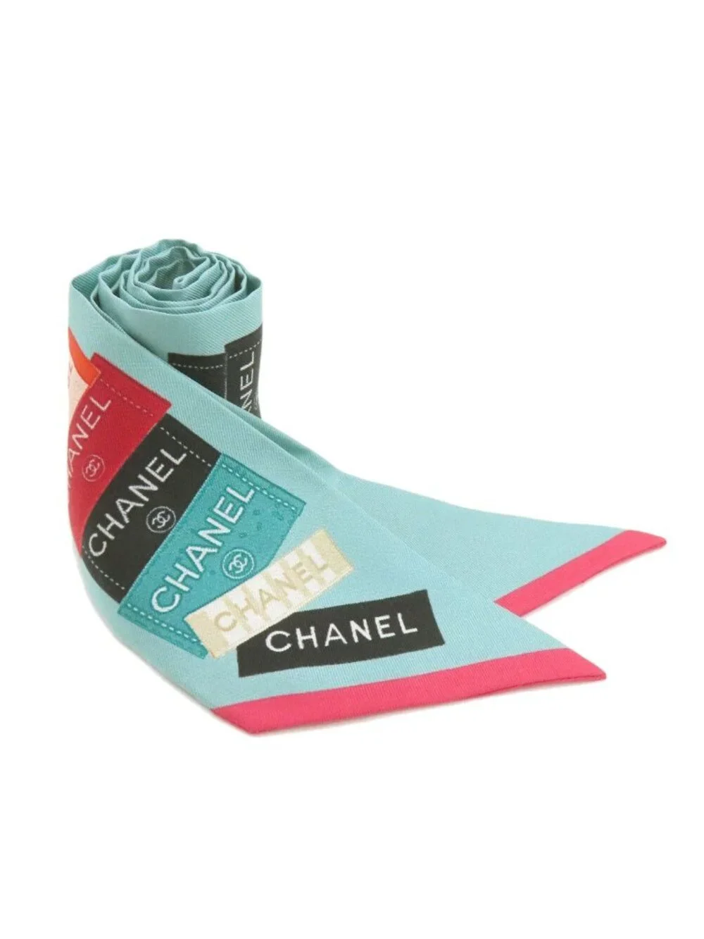 Chanel Silk Bandeau Scarf